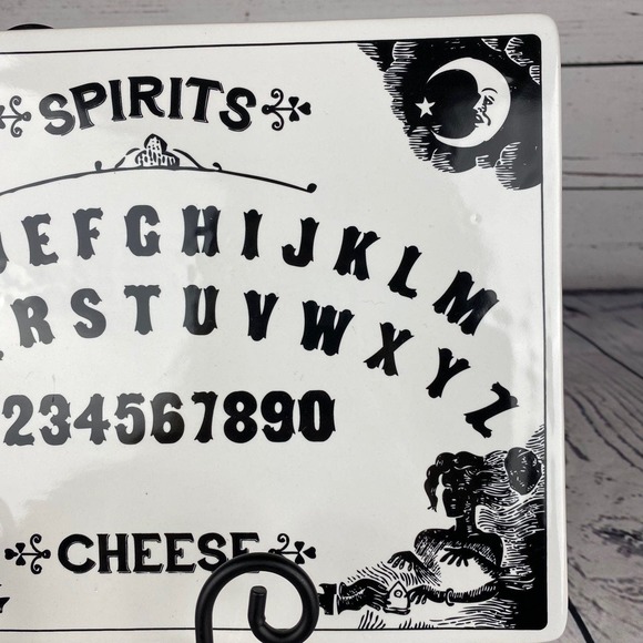 Magenta Ouija Spirits Ceramic Cheese Platter - Picture 3 of 8